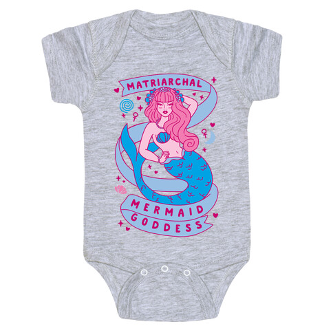 Matriarchal Mermaid Goddess Baby One-Piece