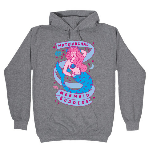 Matriarchal Mermaid Goddess Hooded Sweatshirt