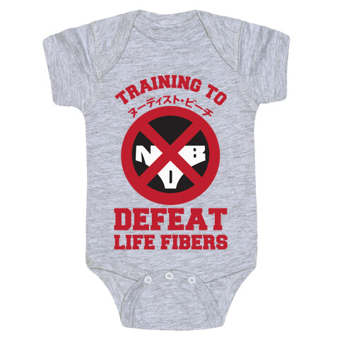 Training To Defeat Life Fibers Baby One-Piece