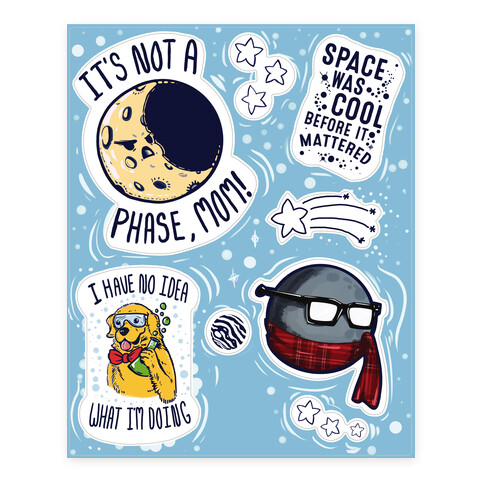 Space is AWESOME  Stickers and Decal Sheet