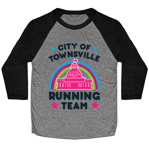 City Of Townsville Running Team Baseball Tee