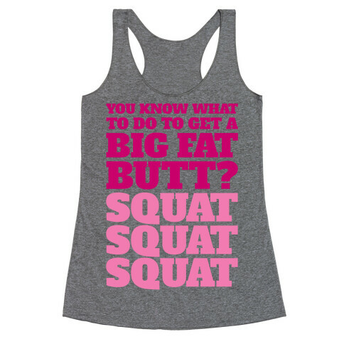 Wiggle Squats Racerback Tank Top