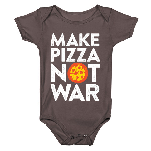 Make Pizza Not War Baby One-Piece