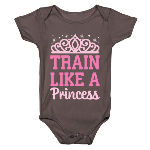 Train Like A Princess Baby One-Piece