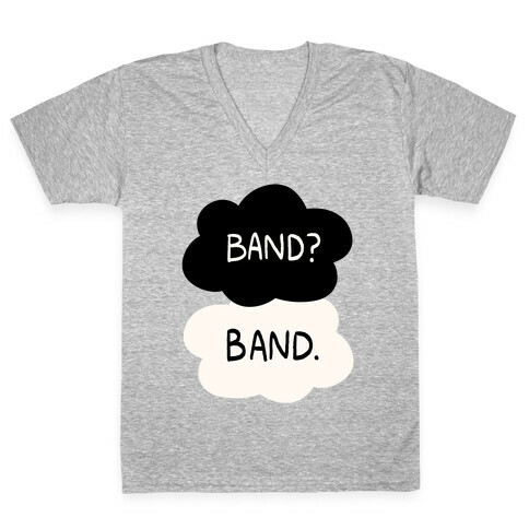 Band? Band. V-Neck Tee Shirt