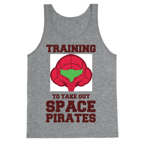 Training To Take Out Space Pirates Tank Top
