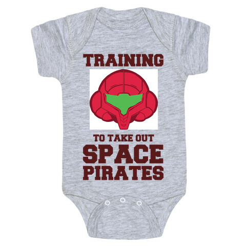 Training To Take Out Space Pirates Baby One-Piece