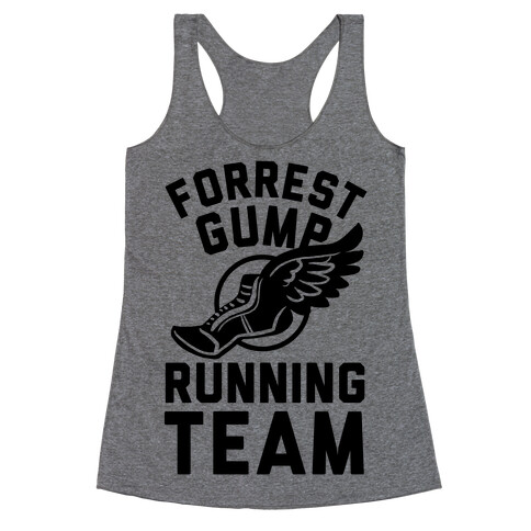 Forrest Gump Running Team Racerback Tank Top