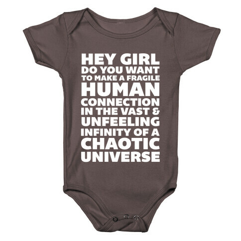 Fragile Human Connection Baby One-Piece