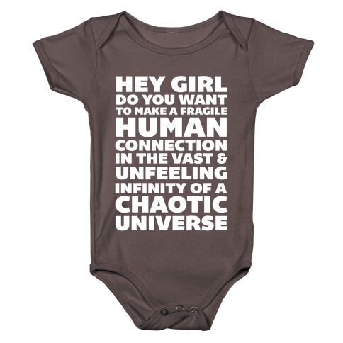 Fragile Human Connection Baby One-Piece