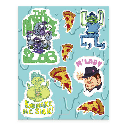 Gross People  Stickers and Decal Sheet