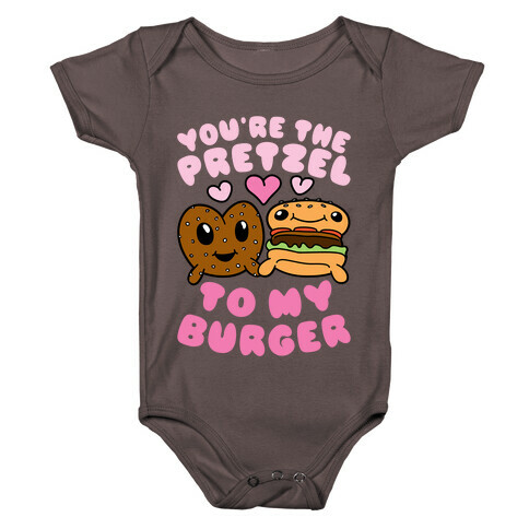 You're The Pretzel To My Burger Baby One-Piece