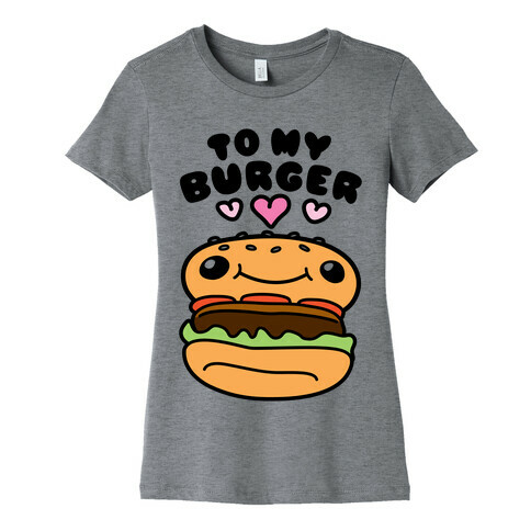 Pretzel Burger Pair Womens T-Shirt