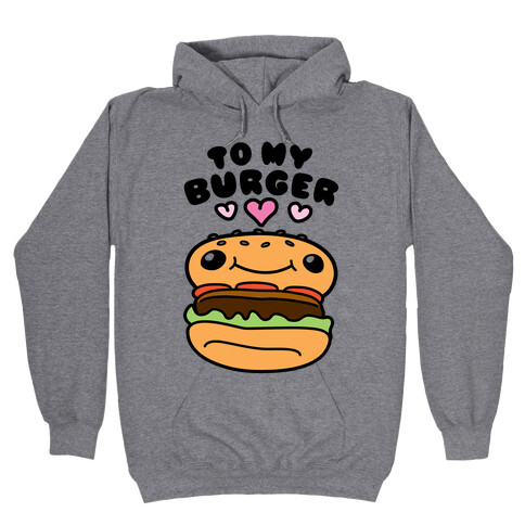Pretzel Burger Pair Hooded Sweatshirt