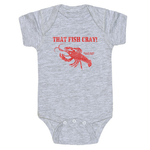 That Fish Cray! - Vintage Baby One-Piece