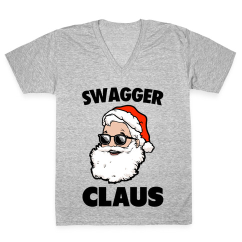 Swagger Claus V-Neck Tee Shirt
