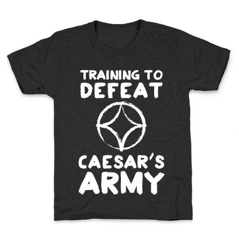 Training to Defeat Caesar's Army Kids T-Shirt