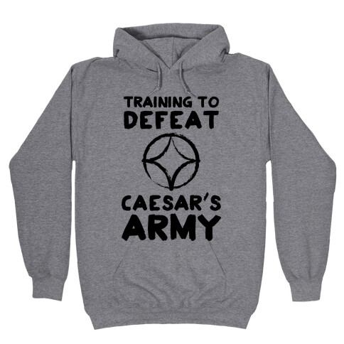 Training to Defeat Caesar's Army Hooded Sweatshirt