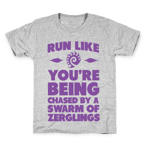 Run Like Your Being Chased By a Swarm of Zerglings Kids T-Shirt