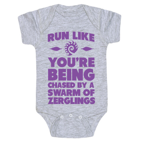 Run Like Your Being Chased By a Swarm of Zerglings Baby One-Piece