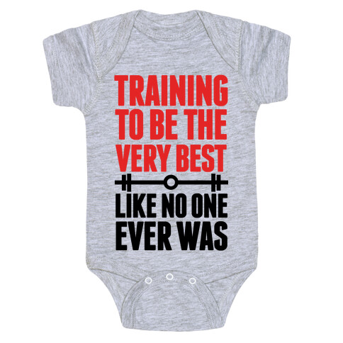 Training to be the Very Best Like No One Ever Was Baby One-Piece
