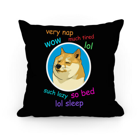 Nap Doge Pillow