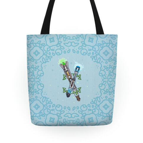 Watercolor Doctor Who Icon (Sonic Screwdrivers) tote Tote