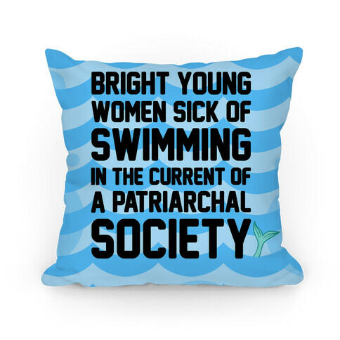 Feminist Mermaid Pillow