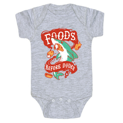 Foods Before Dudes Baby One-Piece