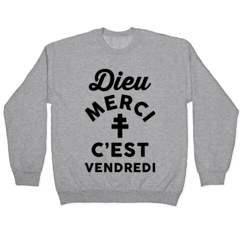 Dieu Merci C'est Vendredi Pullover