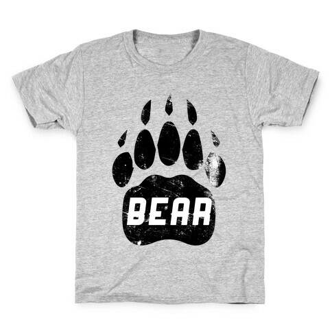 Bears Red Black& White Kids T-Shirt
