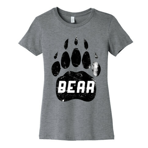 Bears Red Black& White Womens T-Shirt