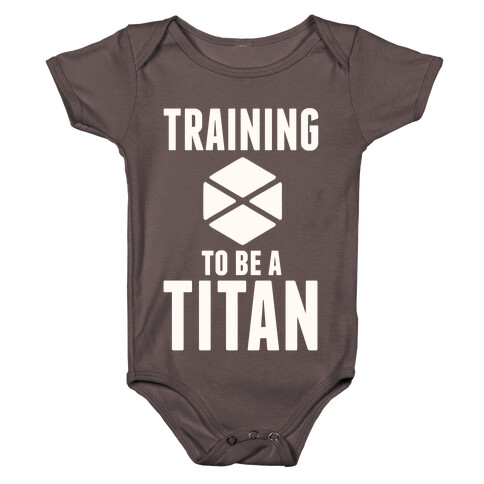 Training To Be A Titan Baby One-Piece