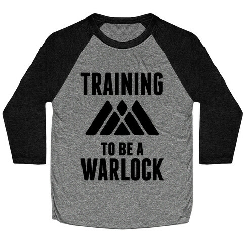 Training To Be A Warlock Baseball Tee