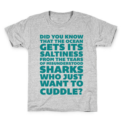 Sharks Who Just Want to Cuddle Kids T-Shirt