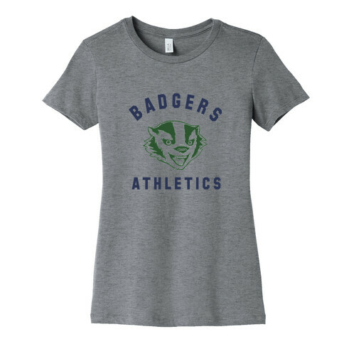 Badgers Green & Navy Womens T-Shirt