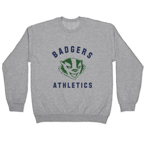 Badgers Green & Navy Pullover