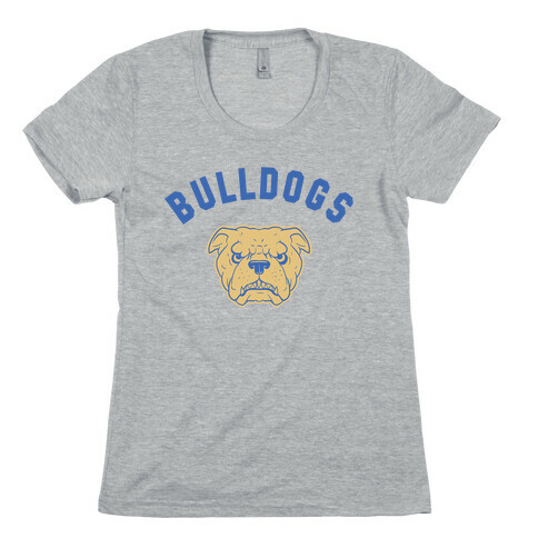 Bulldogs Blue & gold Womens T-Shirt