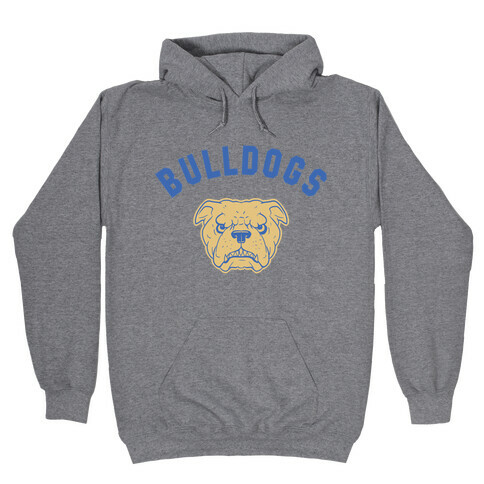 Bulldogs Blue & gold Hooded Sweatshirt