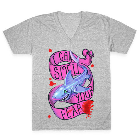 I Can Smell Your Fear V-Neck Tee Shirt