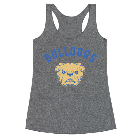 Bulldogs Red & Gold Racerback Tank Top