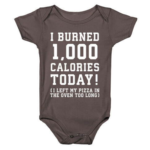 I Burned 1,000 Calories Today! Baby One-Piece