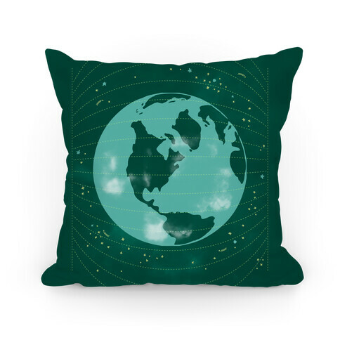 Stars and Earth Pillow