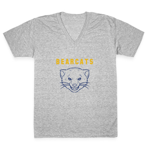 Bearcat Blue & Gold V-Neck Tee Shirt