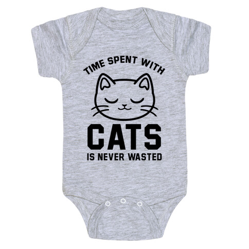 Time Spent With Cats Baby One-Piece