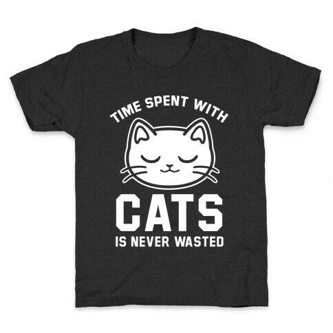 Time Spent With Cats Kids T-Shirt