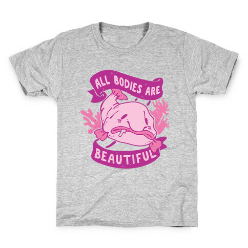 All Bodies Are Beautiful Blobfish Kids T-Shirt