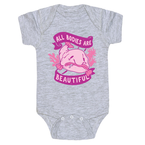 All Bodies Are Beautiful Blobfish Baby One-Piece