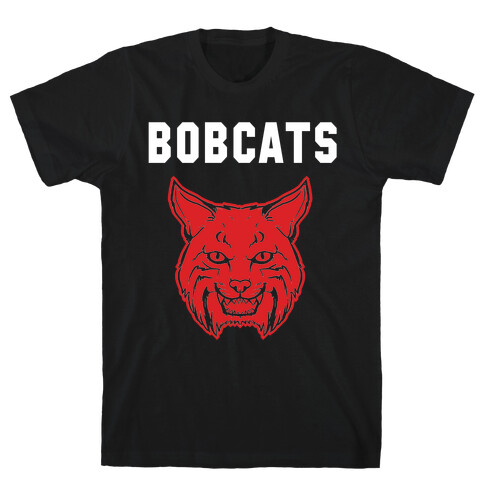 Bobcats Red & Black  T-Shirt