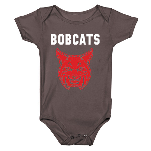 Bobcats Red & Black  Baby One-Piece